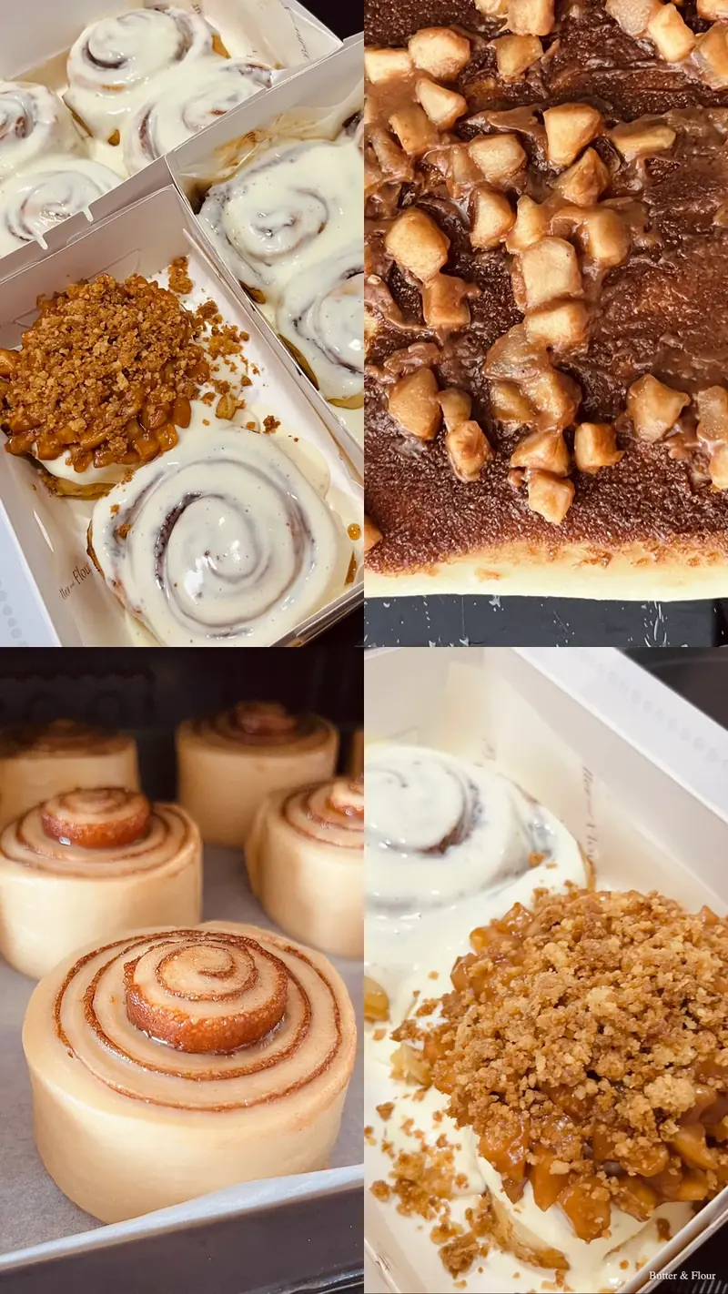 Apple Cinnamon Rolls — Butter and Flour HCMC